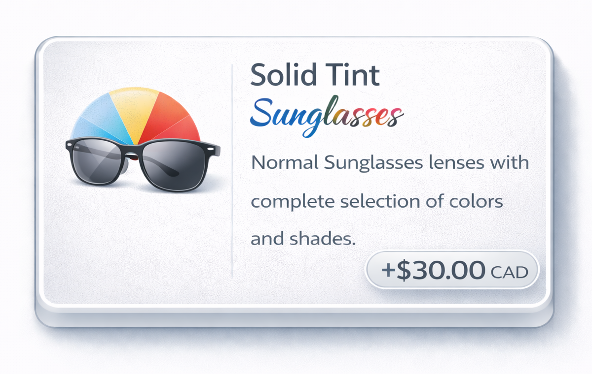 Distance 1.50 Index Solid Tint – Dr. Lens Change