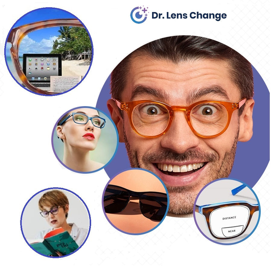 Lens Changing Eyeglass Lens Replacement | Prescription lenses online | New lenses ...